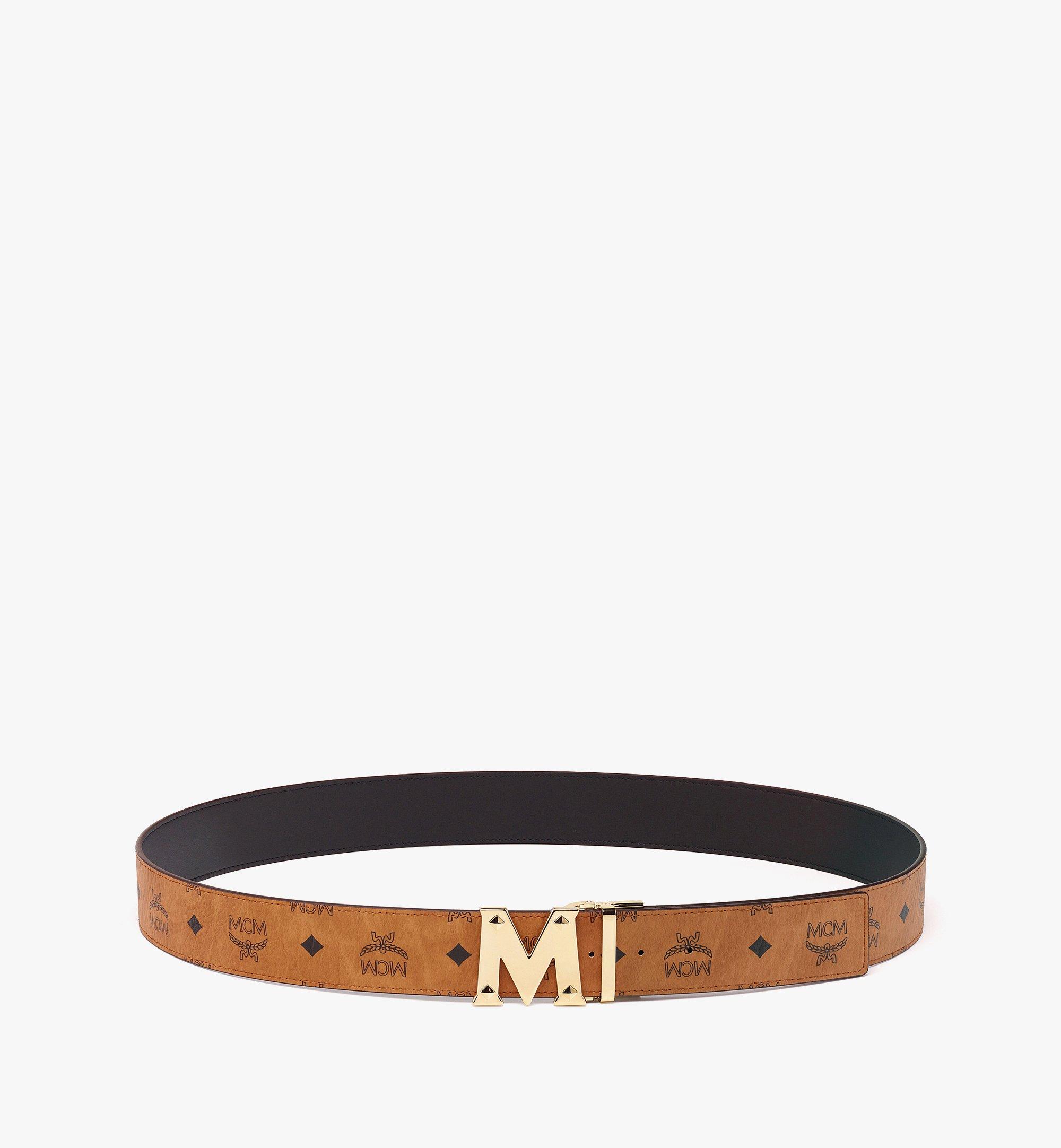 Ceinture réversible Claus M cloutée 4,5 cm en Visetos 1